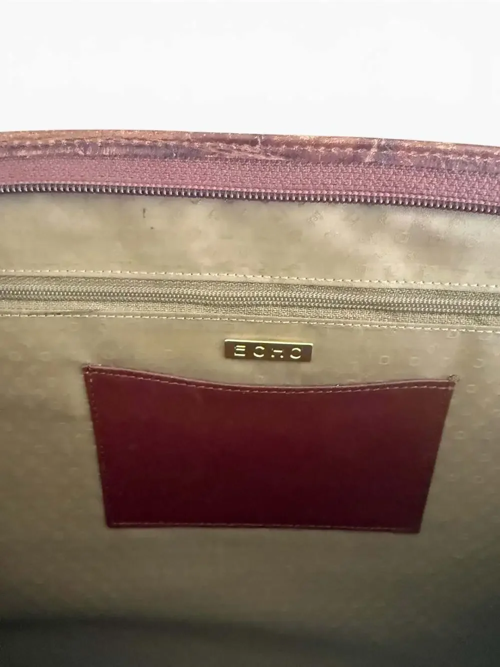 Vintage Crocodile Leather Clutch Portfolio Laptop iPad Case